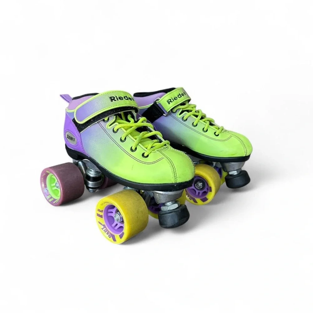 Riedell Quad Roller Skates - Dart Ombre- Fade Color
 Size 4 (Women’s 4.5/5) - Picture 7 of 7